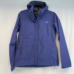 The North Face Zip Jacket Blue Purple Water Wind Resistant Women’s Size Small